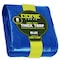 Core Tarps Heavy Duty Tarp, 100 ft L x 0.5 mm H x 100 ft W, 8 Mil, Blue, Polyethylene CT-405-100X100 - alternate 1